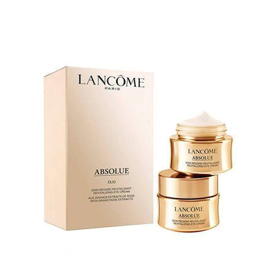 Lancome Absolue Revitalizing Eye Cream Duo 20ml x 2 in beige packaging