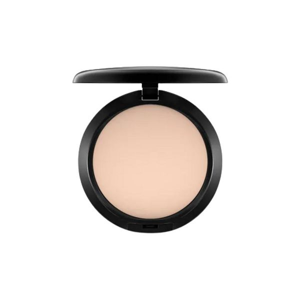 MAC Studio Fix Powder Plus Foundation NW15 compact with black packaging and visible product pan