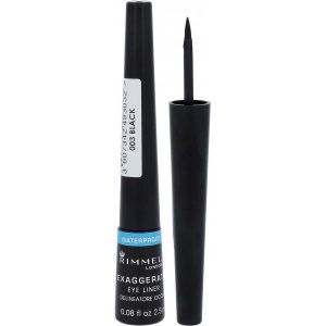 Rimmel Exaggerate Hydrofuge Waterproof Eye Liner Pot in shade 003, packaged in a sleek black pot with a sturdy cap