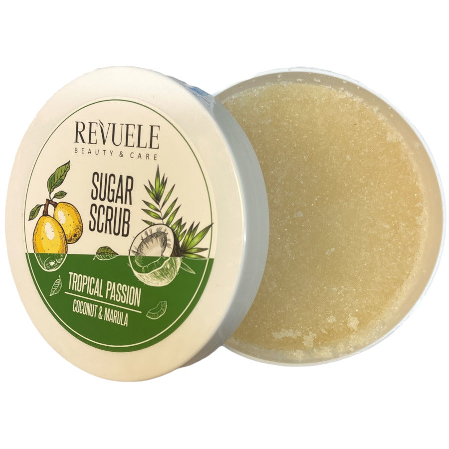 Revuele Sugar Scrub Tropical Passion 200Ml bottle front view