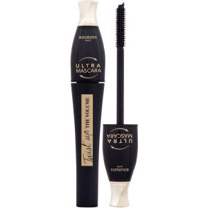 Bourjois Twist Up The Volume mascara tube in 52 Ultra Black, 8 ml, with unique twist brush