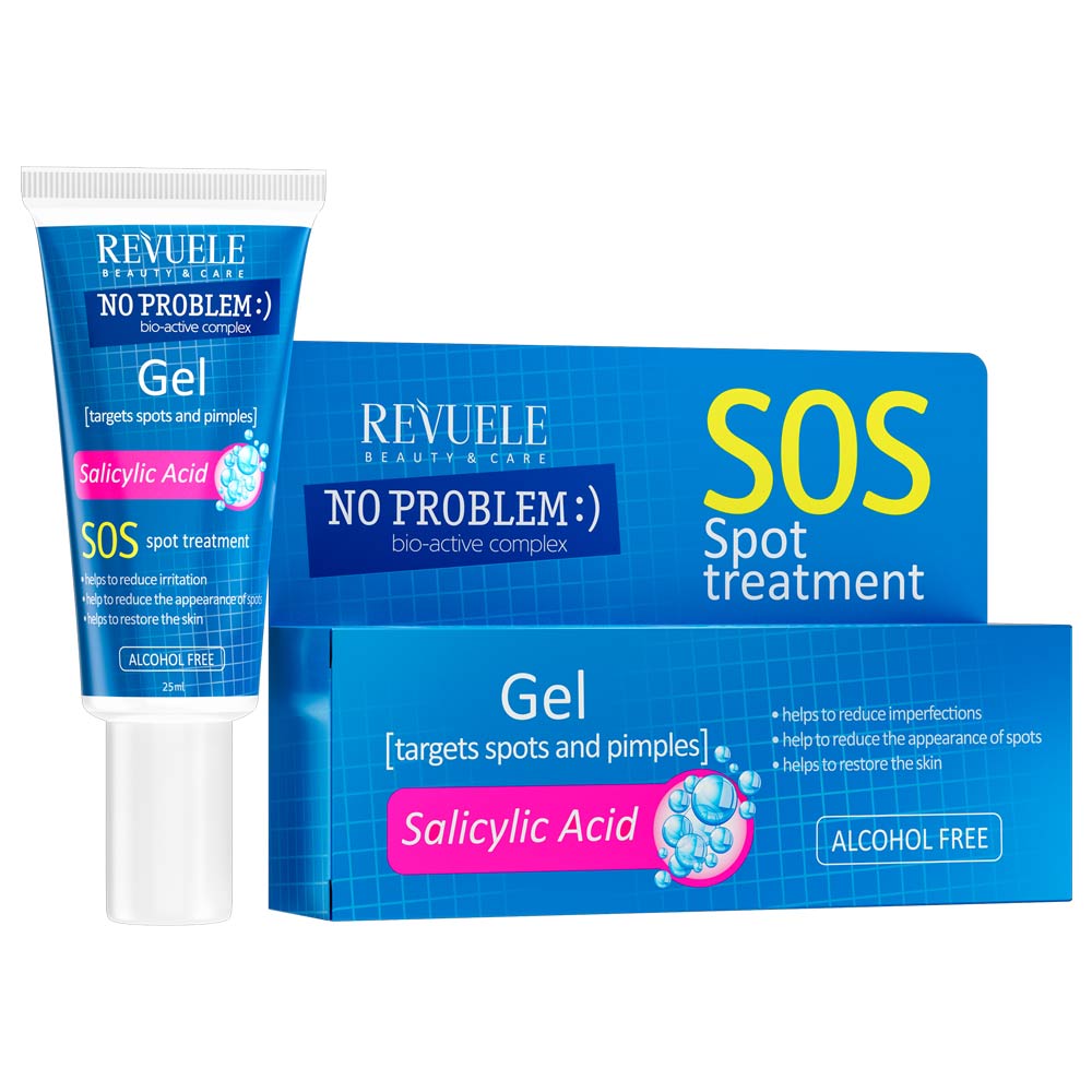Revuele Sos Spot Treatment Gel 25 ml packaging front view