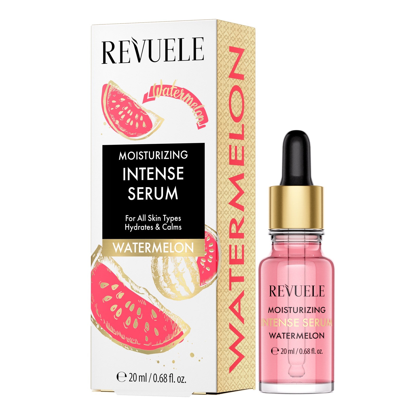 Revuele Watermelon Intense Serum 20Ml bottle on white background