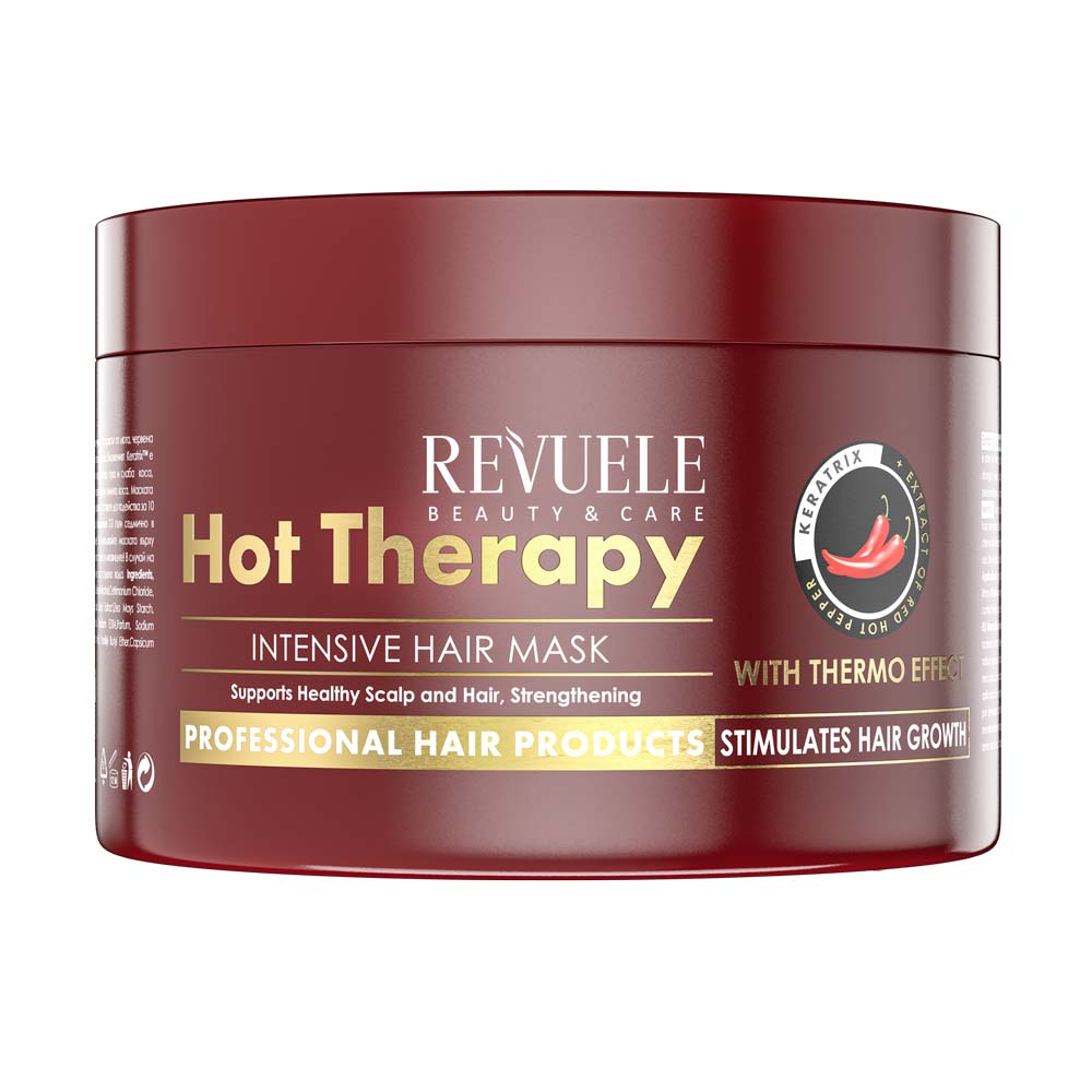 Revuele Hair Mask Hot Therapy 500Ml jar front view