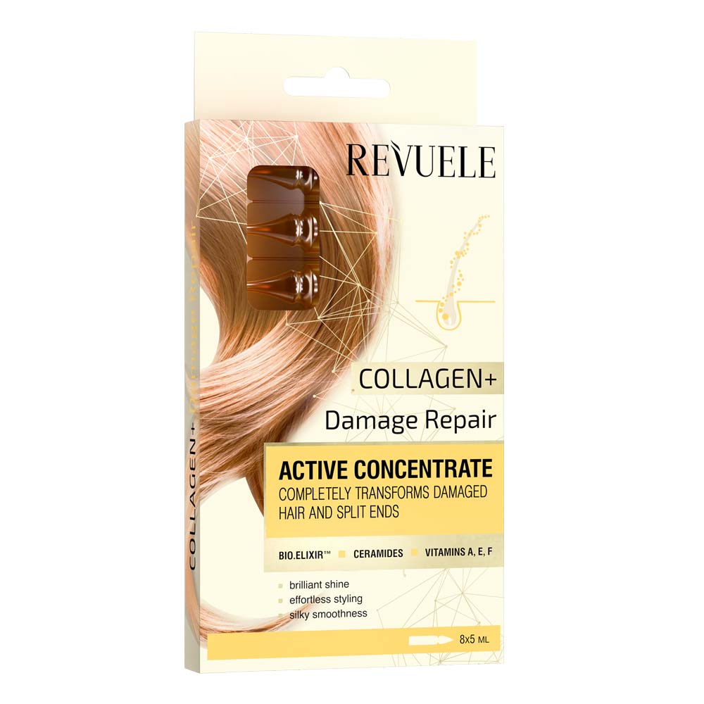 Revuele Hair Repair Collagen+ Serum Ampoules 8x5ml box