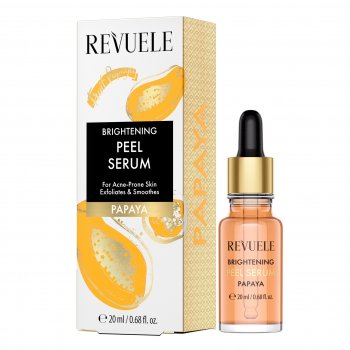 Revuele Illuminating Peeling Serum Papaya 20ml bottle on white background