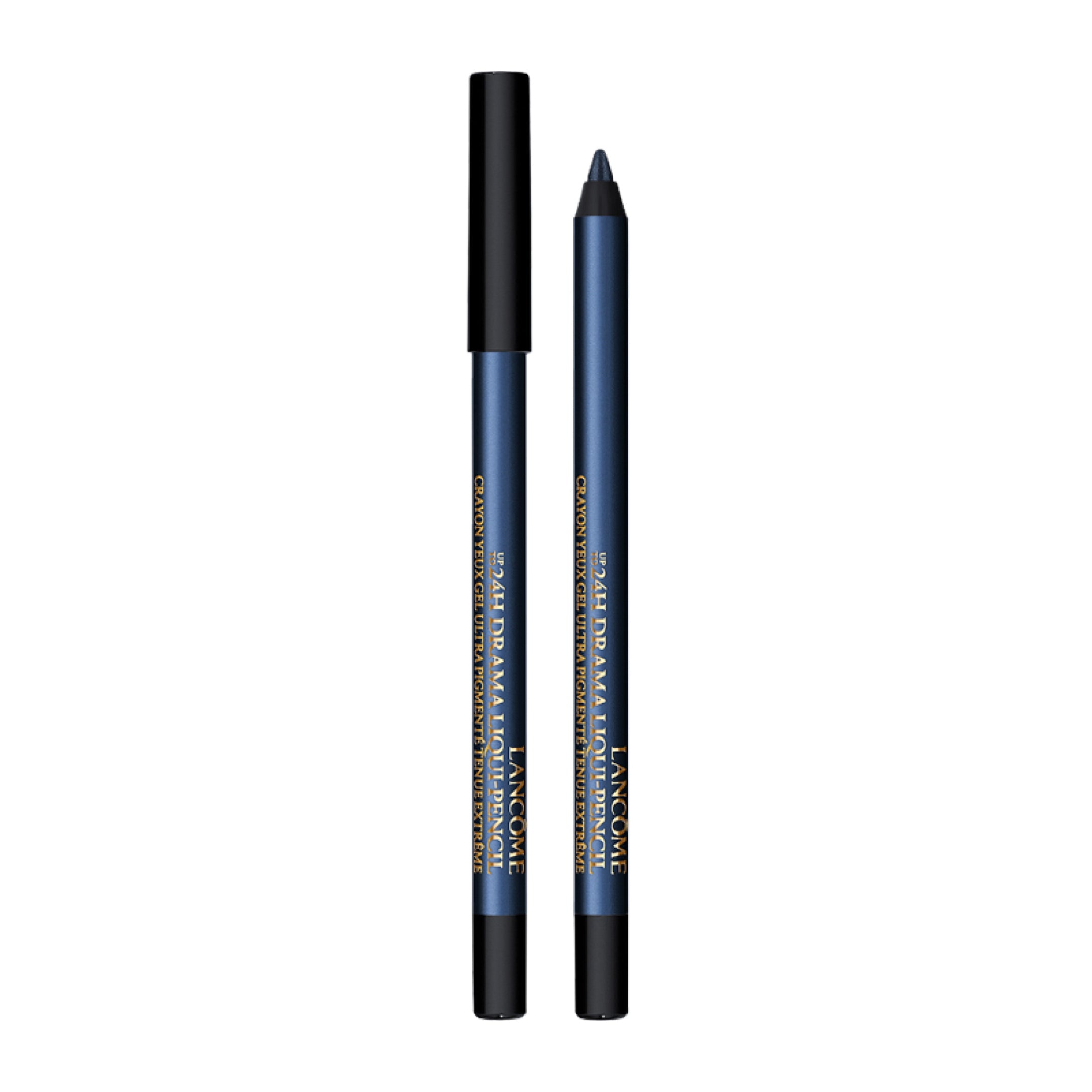 Lancome 24H Drama Liquid Pencil 1.2G in Parisian Night shade with cap off showing fine tip