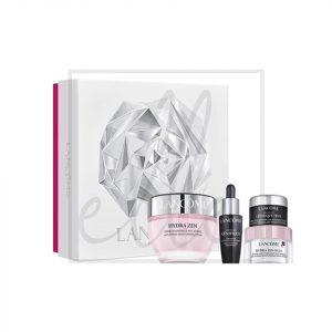 Lancôme Hydra Zen Day Cream Set 4-in-1 with 50ml jar and three travel sizes: 15ml, 10ml, 5ml tubes