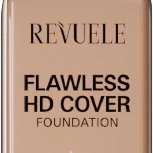 Revuele Foundation No2 Vanila 33ml pump bottle – lightweight serum foundation with hyaluronic acid for a natural finish