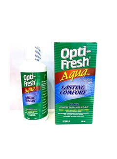 Opti Fresh Aqua 150ml bottle with white and blue label against a clean background