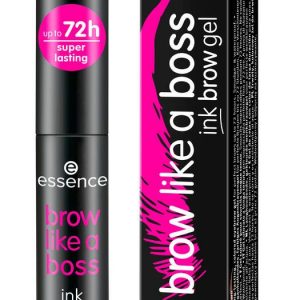 Essence Kulmageeli Brow Like A Boss Ink Brow Gel 02 – sleek packaging with angled brush applicator