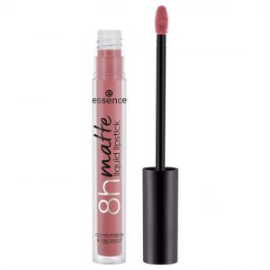 Essence 8H Matte Liquid Lipstick in shade 12 Golden Rose – full-size tube with applicator