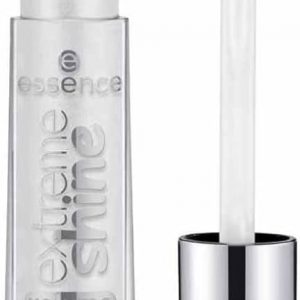 Essence Extreme Shine Volume Lipgloss 101 in a clear tube with pink accents, high-gloss formula