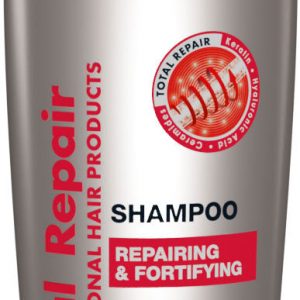 Revuele Shampoo Total Repair 250ml bottle on a clean surface showcasing the product label and packaging