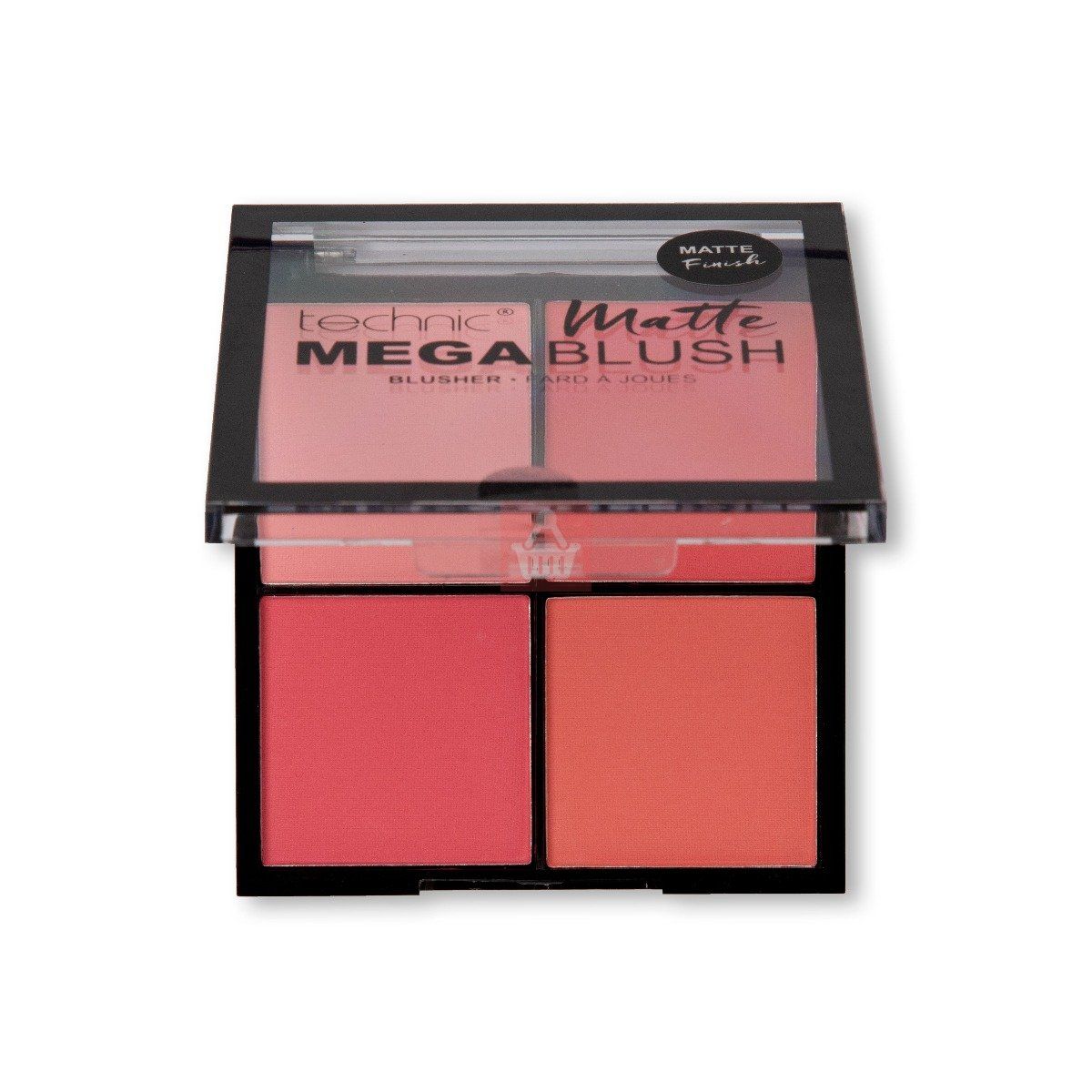 Technic Mega Matte Blush 11.2g powder compact front view
