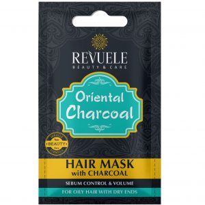 Revuele Hair Mask With Charcoal 25Ml front packaging