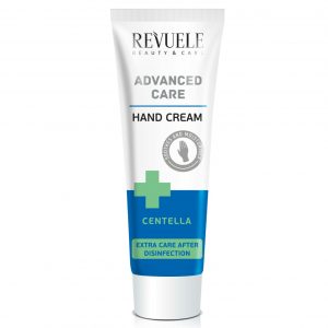 Revuele Hand Cream Advanced Care in a white tube with blue accents, 100ml size