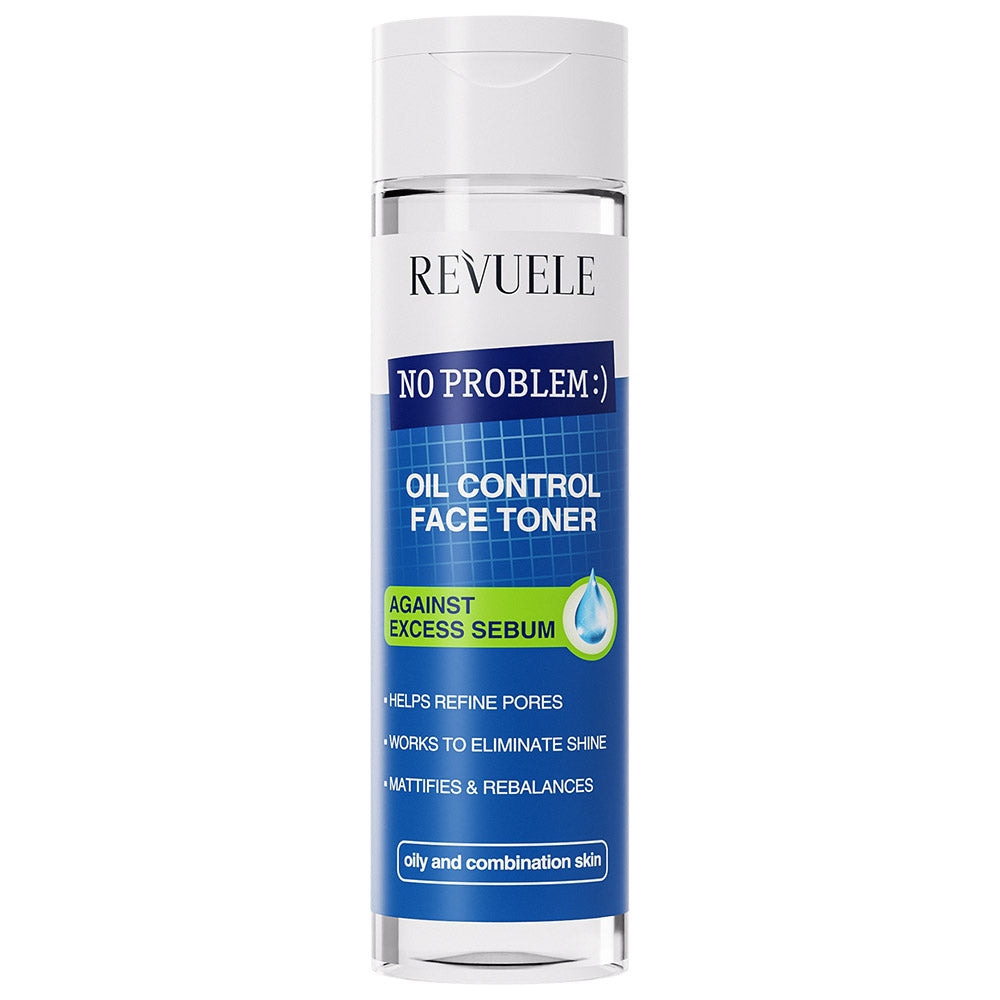 Revuele Oil Control Face Toner 200 ml bottle front view