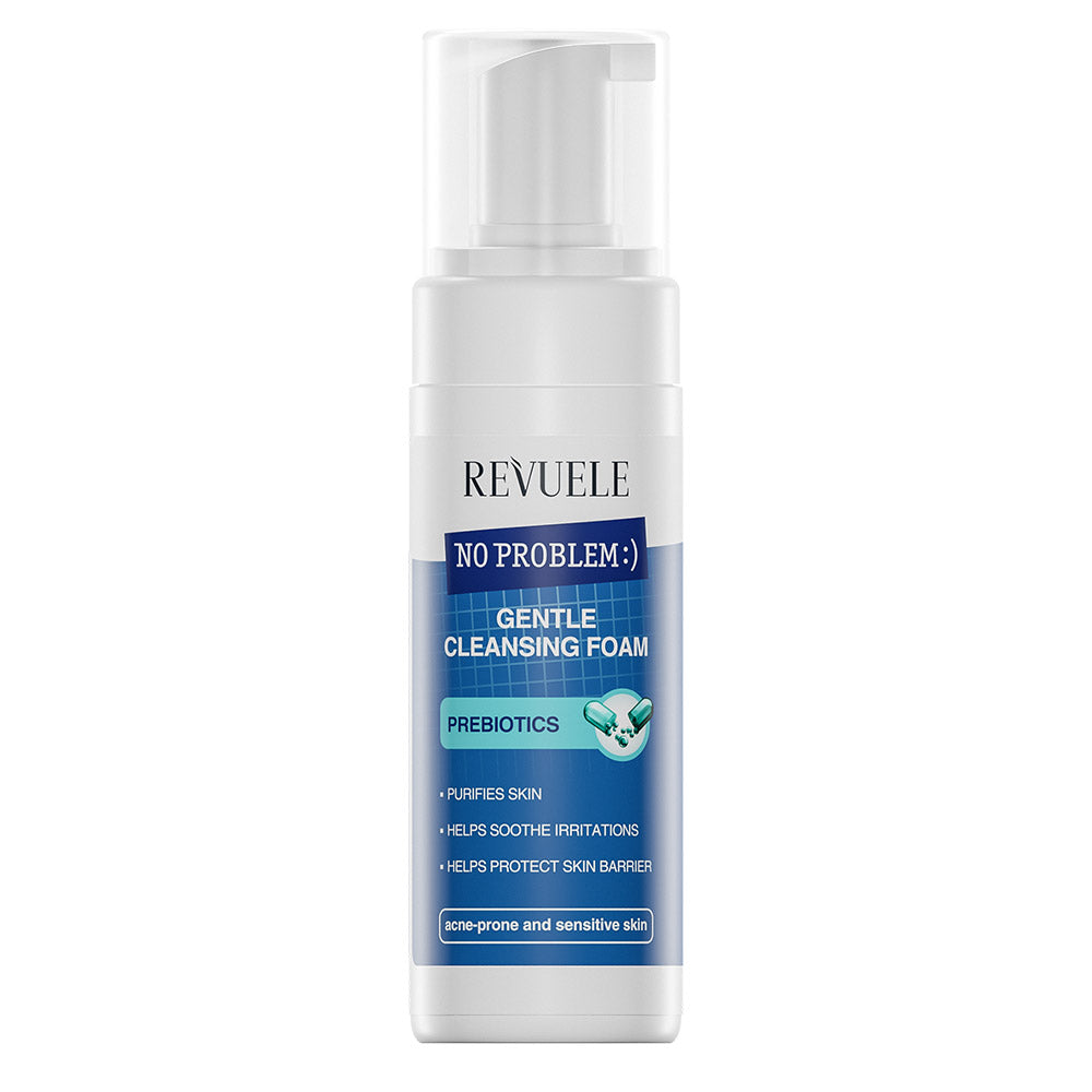 Revuele No Problem Gentle Cleansing Foam tube packaging, 150 ml