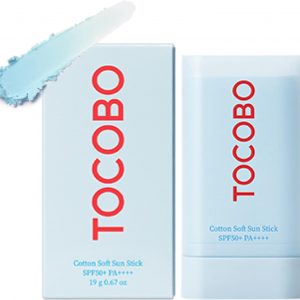 Tocobo Cotton Soft Sun Stick SPF50+ PA++++ 19g packaging front view