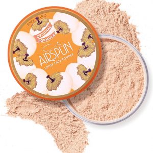 Coty Airspun Loose Face Powder 2.3 oz Honey Beige Light Peach Tone packaging