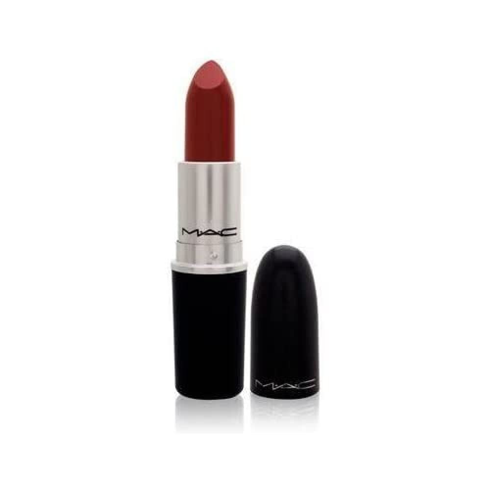 MAC Satin Lipstick Mac Red in sleek black tube