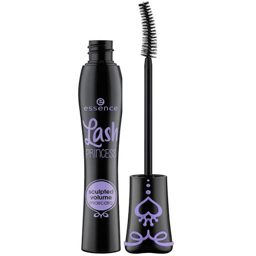 Esscnce Lash Princess Sculpted Volume Mascara in black packaging, 12ml tube with tapered brush for defined lashes