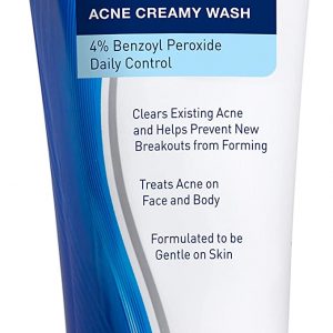 PanOxyl Antimicrobial Acne Creamy Wash 4% Benzoyl Peroxide 6 oz tube