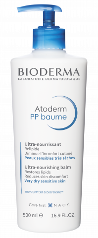 Bioderma Atoderm PP Baume tube packaging on white background