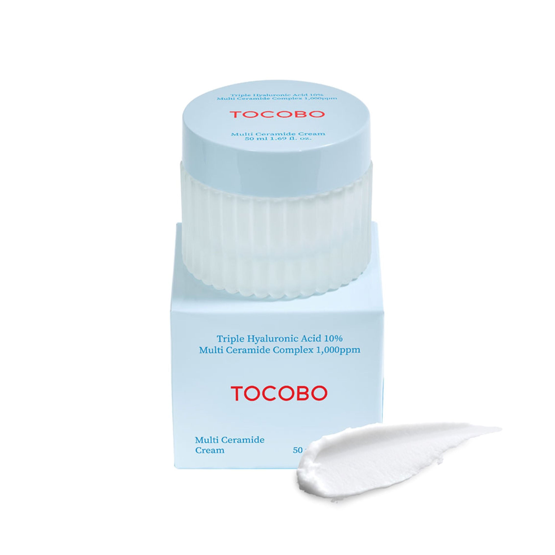 Tocobo Multi Ceramide Cream 50ml jar with white lid and beige label