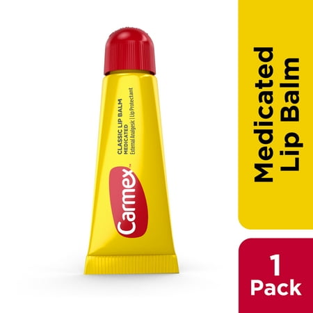 Carmex Medicated Lip Balm Tube 0.35 oz packaging front view