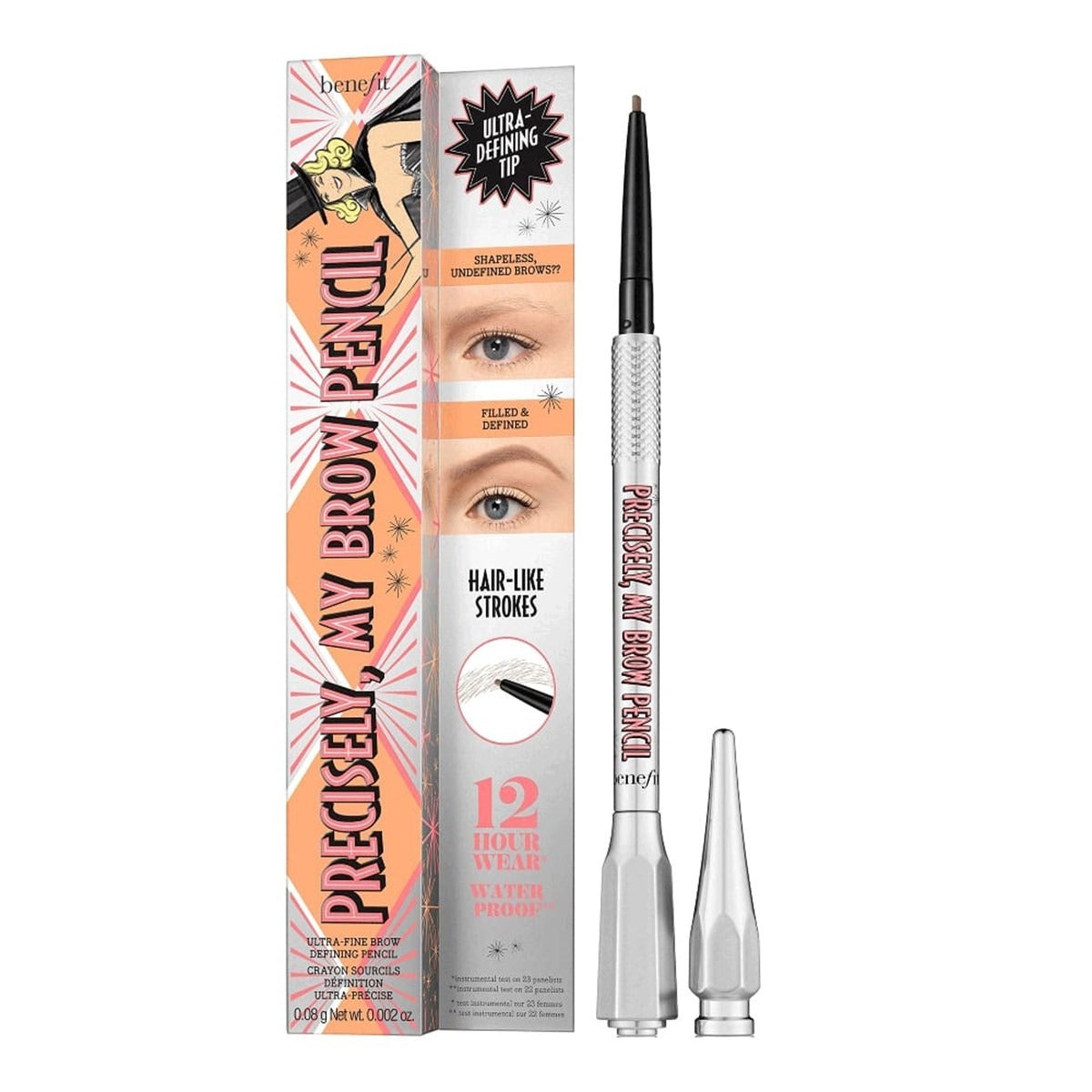 Benefit Precisely Brow Pencil No.1 ultra-fine tip close-up