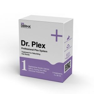 101 Derma Dr. Plex System Plex Hair Rebuilding Treatment 3x50ml front view showing three bottles