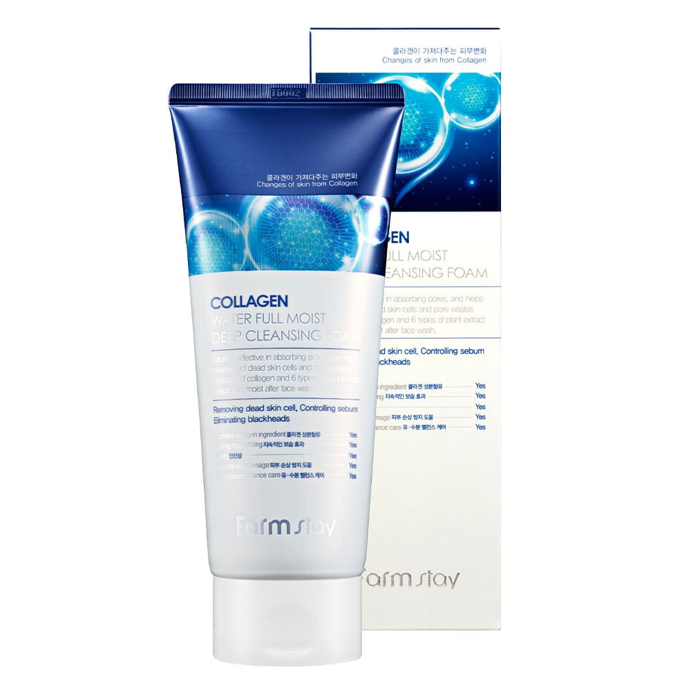 Woman applying cleansing foam on face in gentle circular motions