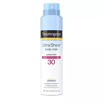 Neutrogena Ultra Sheer Sunscreen Spray SPF 70 5oz bottle front view