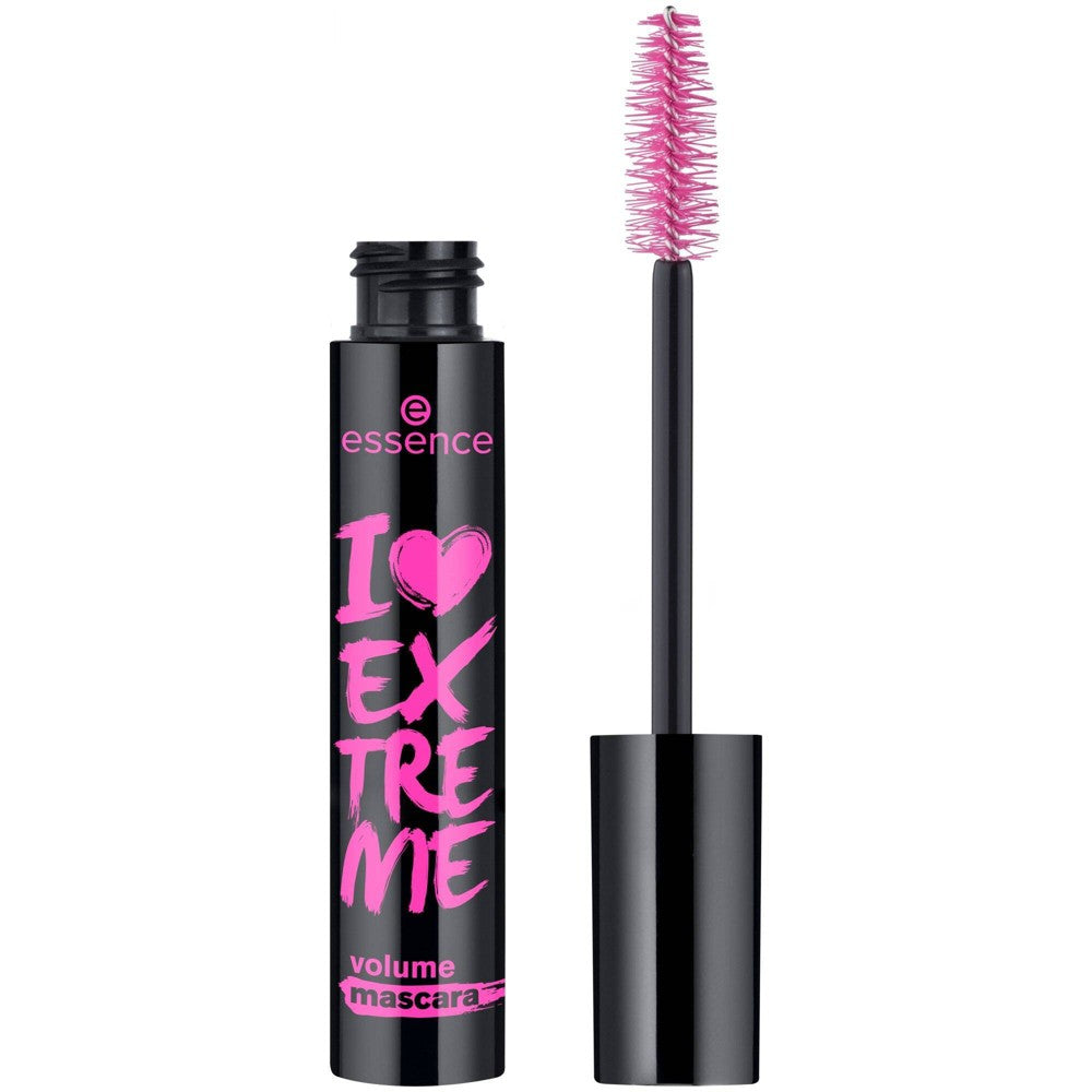 essence I Love Extreme Volume Mascara in Black 01 packaging close-up
