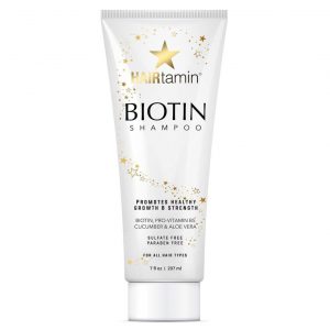 HAIRtamin Biotin Shampoo 207ml bottle front view