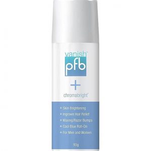 PFB Vanish with Chromabright roll-on bottle front view