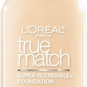 Loreal True Match Super Blendable Makeup W1 Porcelain 30ml front view bottle