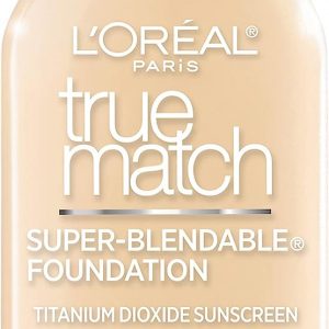 L'Oréal True Match Foundation 30 ml in W2 Light Ivory – front bottle view