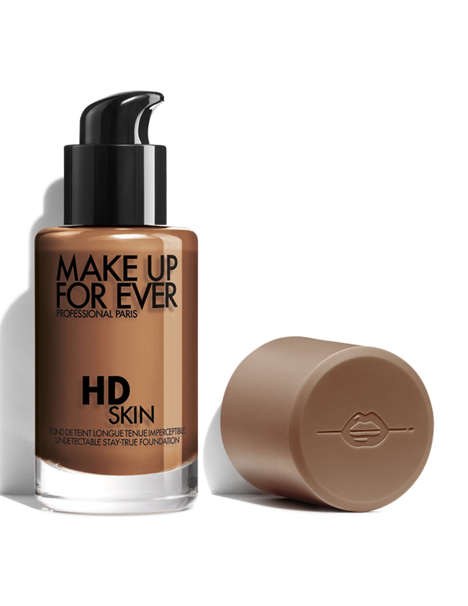 MAKE UP FOR EVER HD Skin Undetectable Longwear Foundation bottle in shade 3Y46 Warm Cinnamon