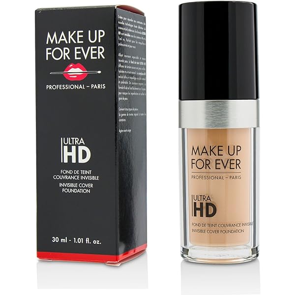 Make Up For Ever Ultra HD Foundation packaging box and bottle