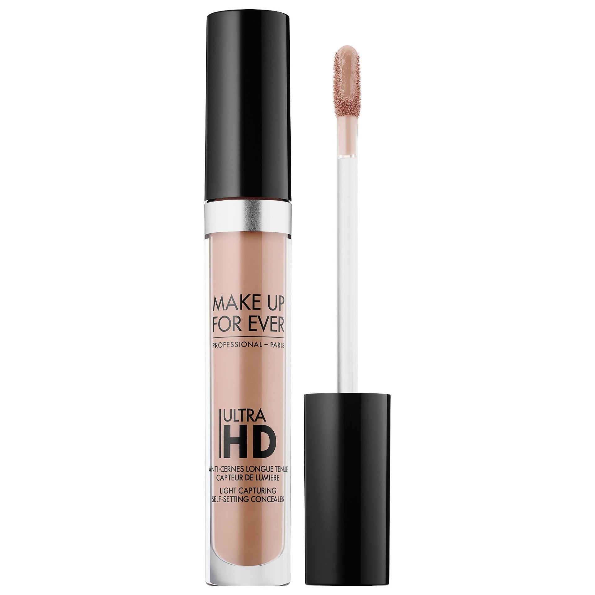 Make Up Forever Ultra HD Self-Setting Concealer in Neutral Beige with doe-foot applicator