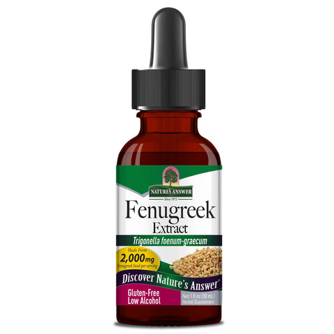 Nature's Answer Fenugreek liquid extract dropper bottle