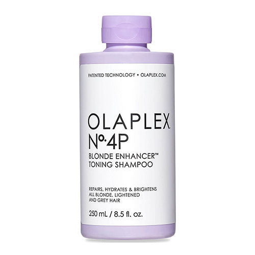 Olaplex No.4P Blonde Enhancer Toning Shampoo 250ml front view