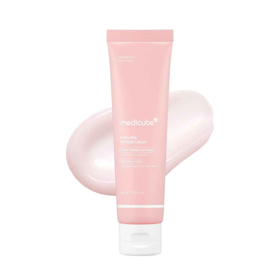 PDRN Pink Hyaluronic Moisturizing Cream 50 ml front view with pump