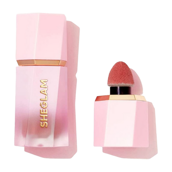 Sheglam Color Bloom Liquid Blush in Rose Ritual, 5.2ml tube with sponge applicator