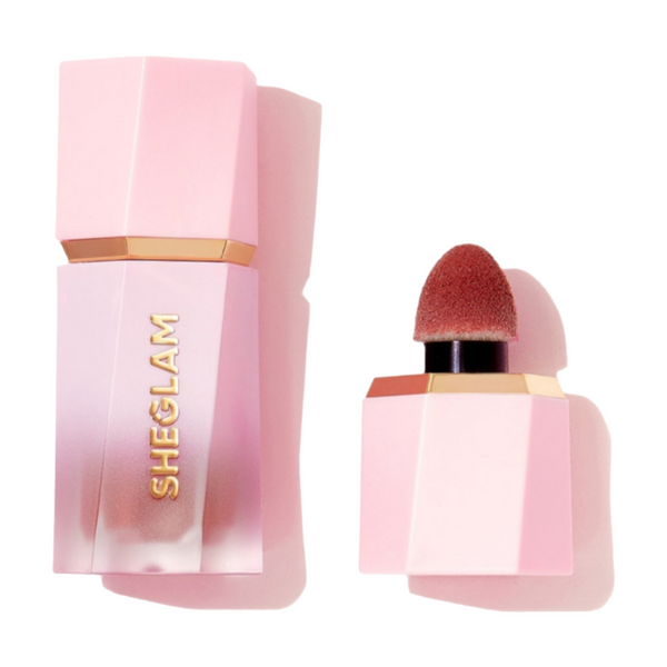 Sheglam Color Bloom Liquid Blush in shade Swipe Right, 5.2Ml tube with sponge applicator