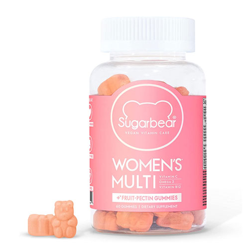 SugarBear Women's Multi Vitamin 60 gummies bottle front view