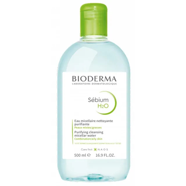 Bioderma Sebium Purifying Micellar Water 500ml bottle front view